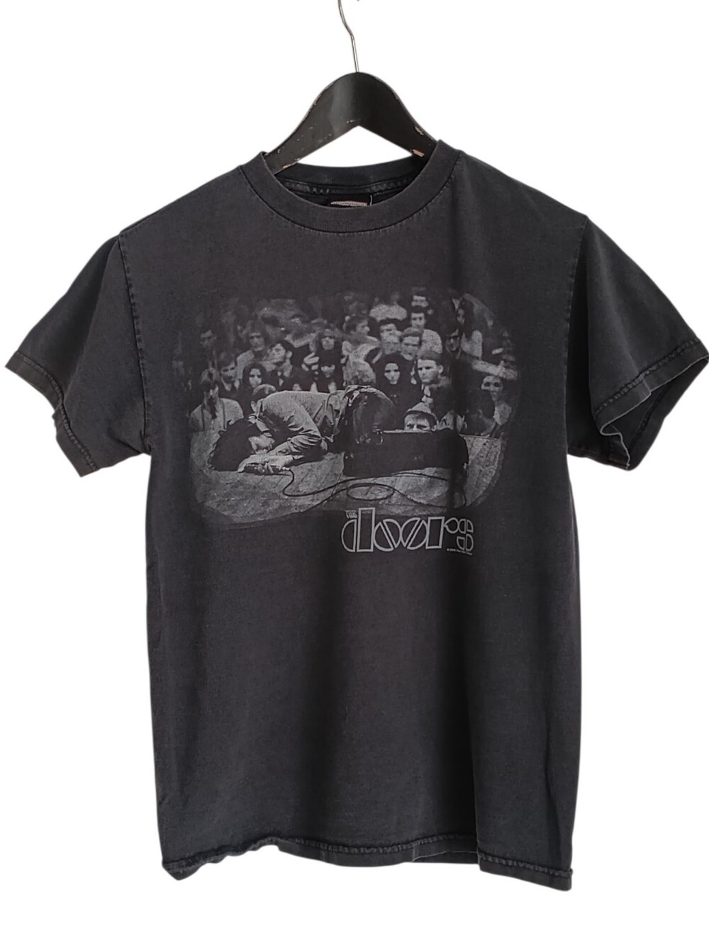VTG 2006 The Doors When You're Strange Black Tee Winterland Sz S Distressed